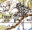 Топографічна карта Гірок