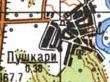 Topographic map of Pushkari