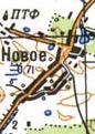 Topographic map of Nove