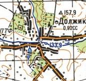 Topographic map of Dovzhyk