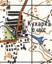 Topographic map of Kukharka