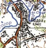 Topographic map of Podil