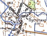 Топографічна карта Пустотиного