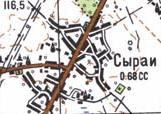 Топографічна карта Сираїв