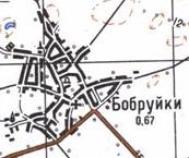 Topographic map of Bobruyky