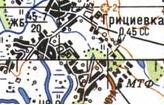 Topographic map of Grytsivka