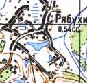 Топографічна карта Рябухів