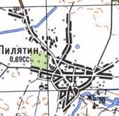 Топографічна карта Пилятиного