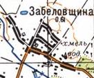 Topographic map of Zabilivschyna