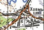 Топографічна карта Ховмів