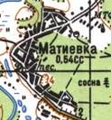 Топографічна карта Матіївки