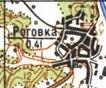 Топографічна карта Рогівки
