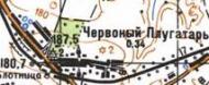 Topographic map of Chervonyy Plugatar