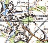 Topographic map of Chernetske