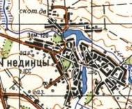 Topographic map of Gnidyntsi