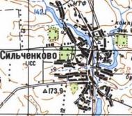 Topographic map of Sylchenkove