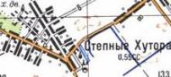Топографічна карта Степових Хутір