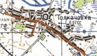 Топографічна карта Товкачівки