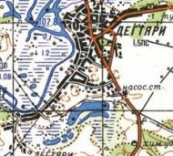 Топографічна карта Дігтярів
