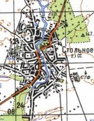 Topographic map of Stolne