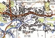Топографічна карта Мрина