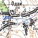 Топографічна карта Одаїв