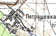 Topographic map of Petrashivka