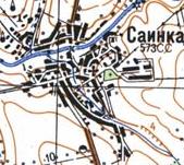 Topographic map of Sayinka