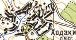 Топографічна карта Ходаків