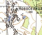 Topographic map of Novoselitsya