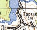Topographic map of Tartak