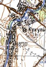 Topographic map of Kukuly