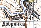 Топографічна карта Добрянка