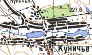 Topographic map of Kunyche