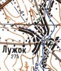 Topographic map of Luzhok