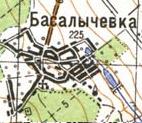 Topographic map of Basalychivka
