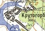 Топографическая карта Крутогорба