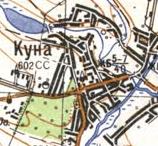 Топографічна карта Куни