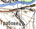 Топографическая карта Грабовца