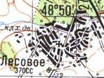 Topographic map of Lisove