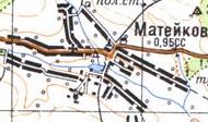 Топографическая карта Матейкова