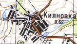 Топографічна карта Киянівки