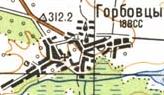 Топографічна карта Горбівців