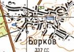 Topographic map of Birkiv