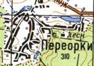 Topographic map of Pereorky