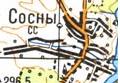 Topographic map of Sosny