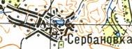 Топографічна карта Сербанівки