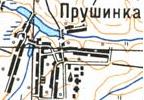 Топографічна карта Прушинка