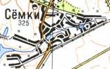 Topographic map of Semky