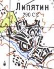 Топографічна карта Лип'ятиного